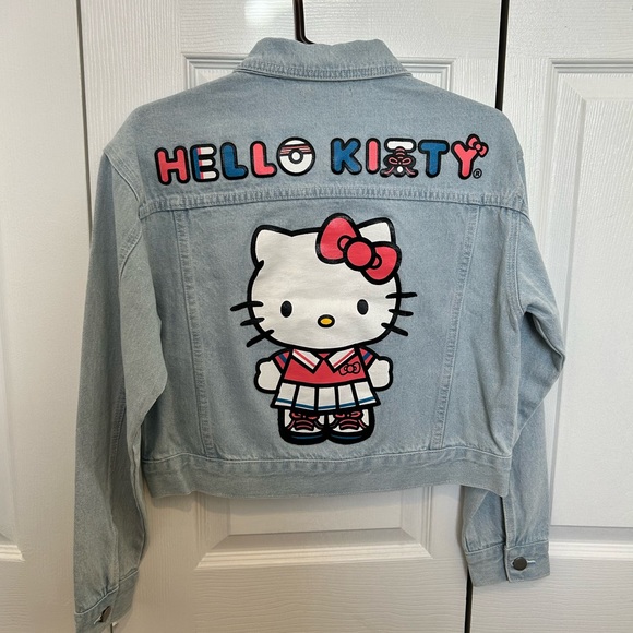 Hello Kitty Jackets & Coats Hello Kitty X Shein Jean Jacket Poshmark